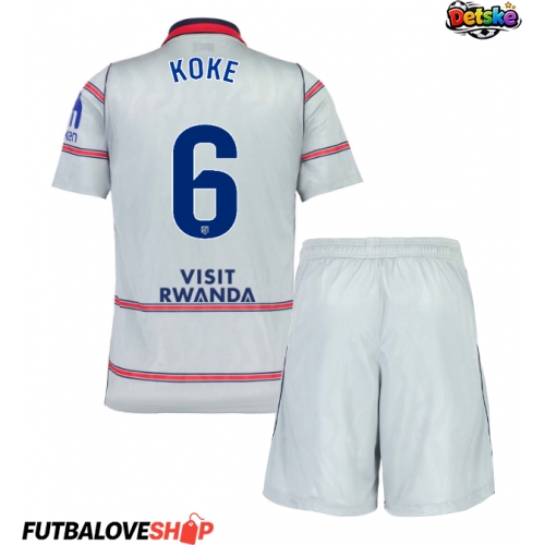 Dres Atletico Madrid Koke #6 Tretina pre deti 2026-27 Krátky Rukáv (+ trenírky)
